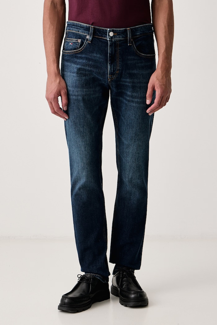 Tommy Jeans Rifle slim fit pánske tmavomodrá DM0DM23479