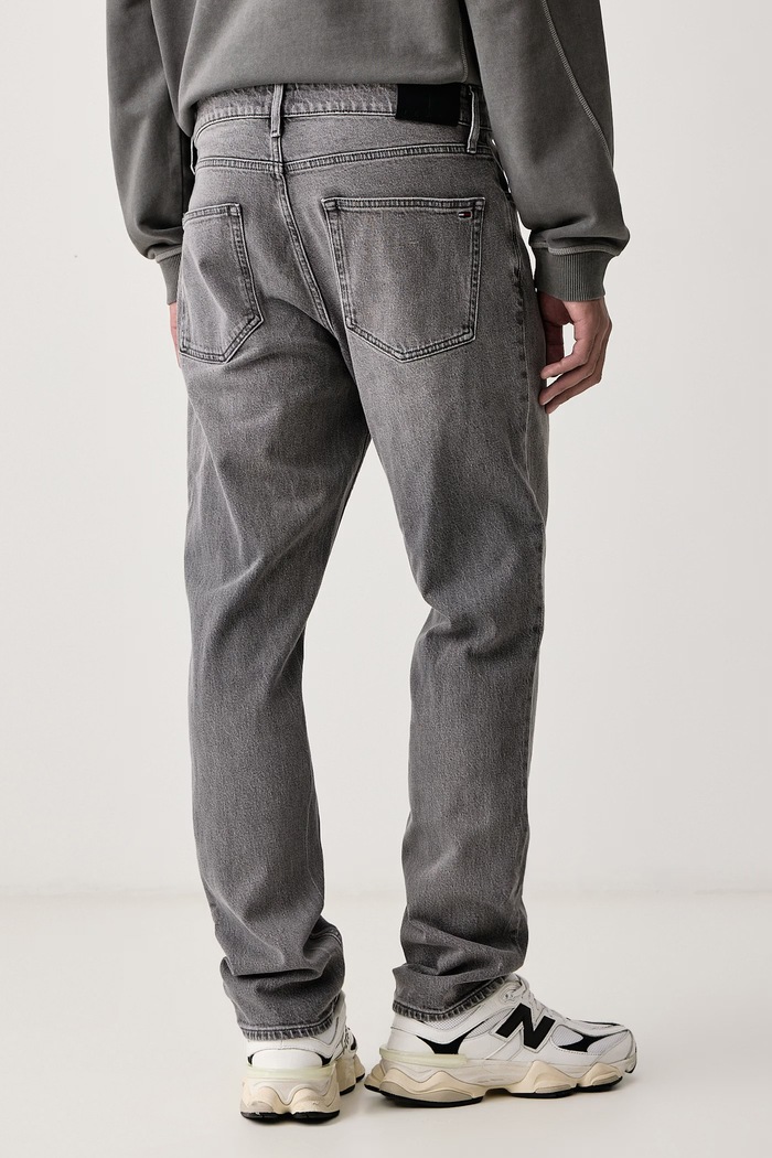 Odjeća Tommy Jeans Straight traperice za muškarce DM0DM23473 siva