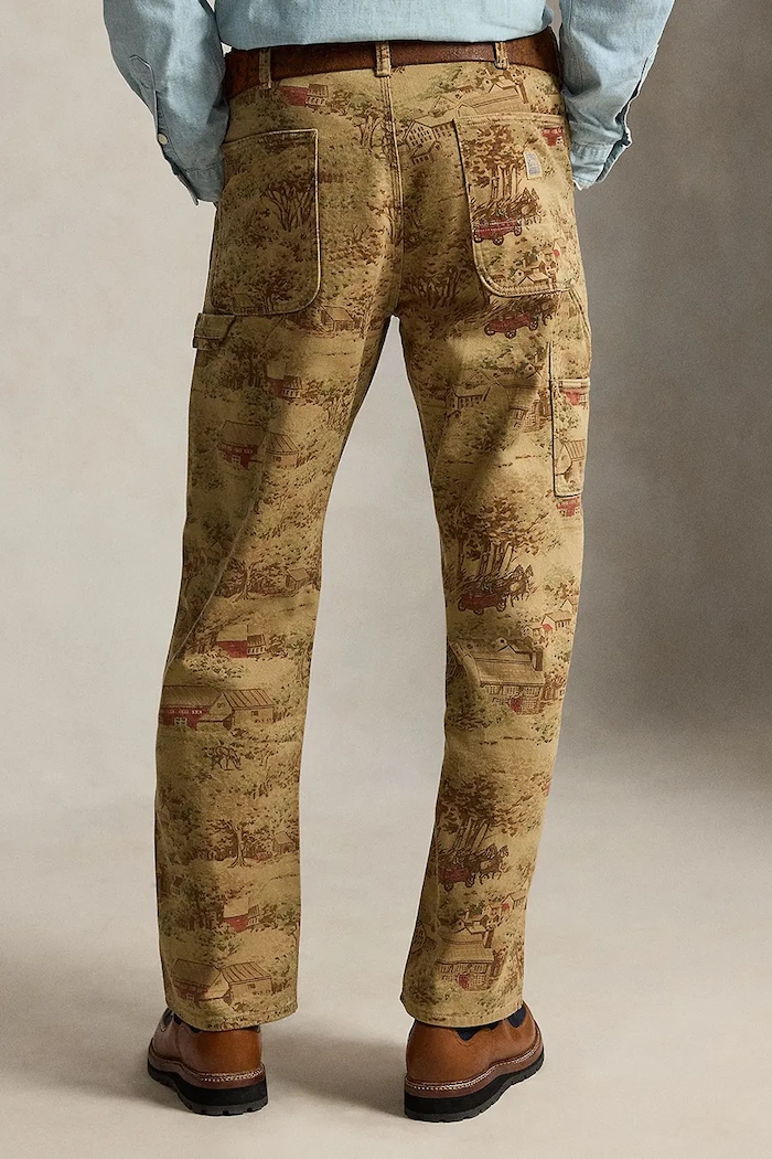 Polo Ralph Lauren Jeansy męskie 710B22600 brązowy AW26