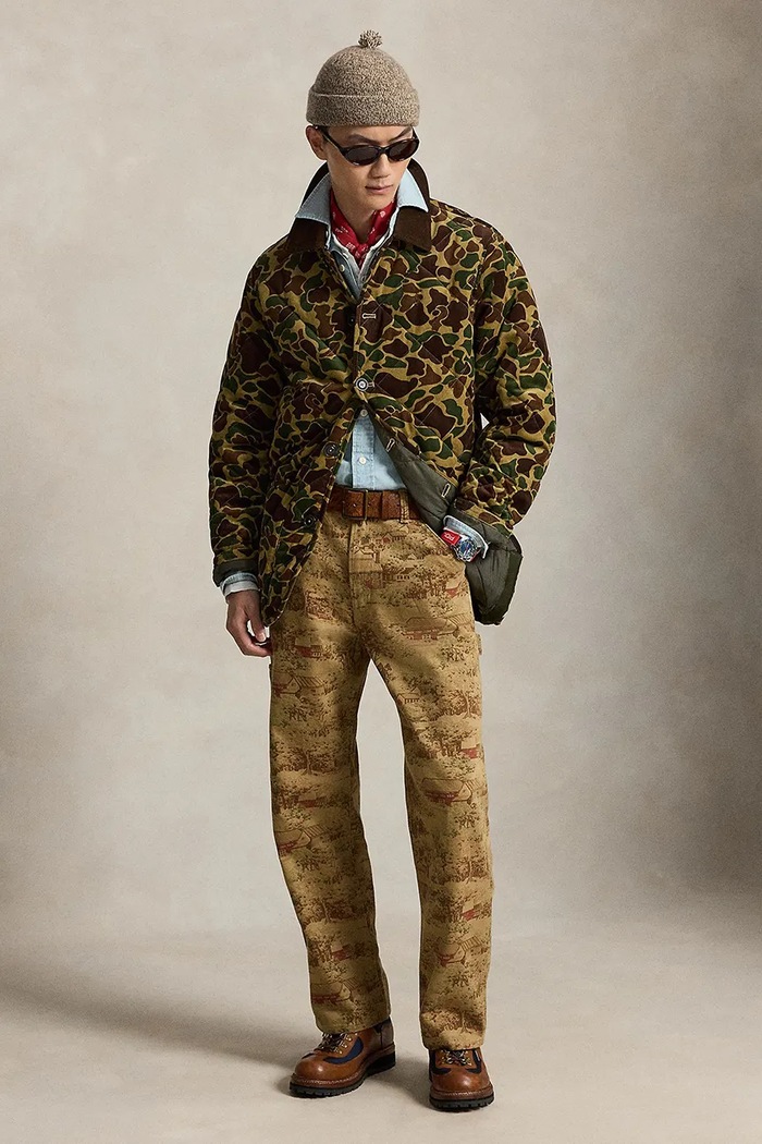 Odzież Polo Ralph Lauren Jeansy męskie 710B22600 brązowy