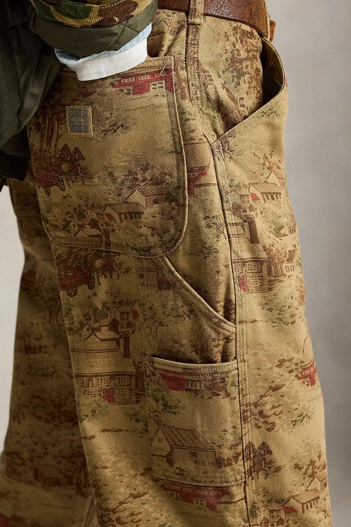 Jeansy męskie Polo Ralph Lauren brązowy 710B22600