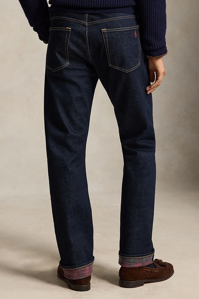 Polo Ralph Lauren Jeansy straight męskie 710B26113 granatowy AW26
