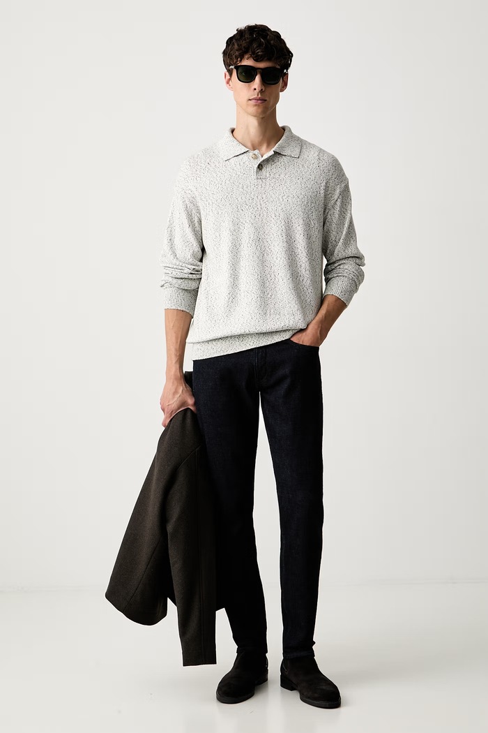 Polo Ralph Lauren jeansy skinny męskie 710B24335 granatowy AW26