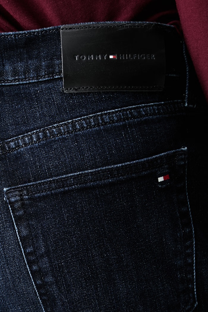 Tommy Hilfiger jeansy straight męskie granatowy MW0MW44924