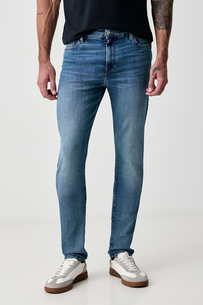 Tommy Hilfiger Rifle slim fit pánske modrá MW0MW44923