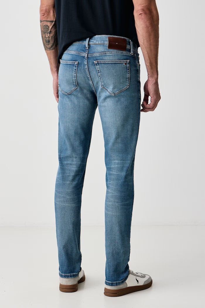 Oblečenie Tommy Hilfiger Rifle slim fit pánske MW0MW44923 modrá