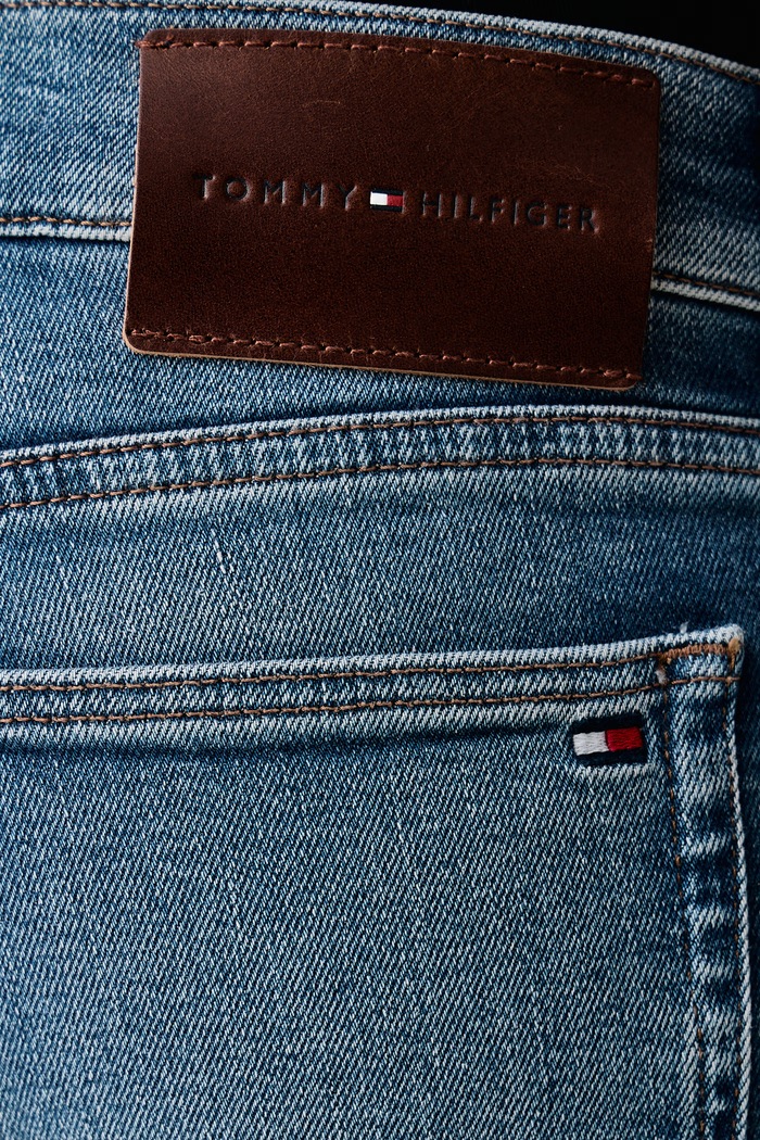 Rifle slim fit pánske Tommy Hilfiger MW0MW44923 modrá