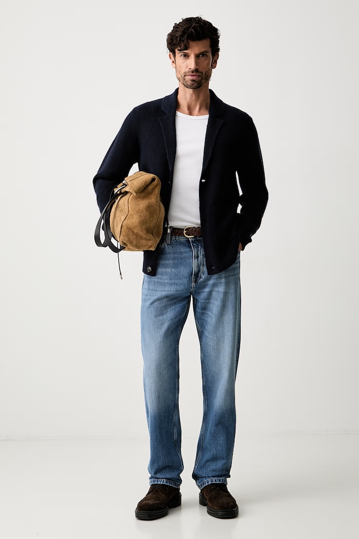 Tommy Hilfiger jeansy regular męskie MW0MW44893 niebieski AW26