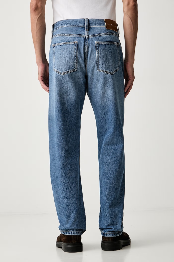 Odzież Tommy Hilfiger jeansy regular męskie MW0MW44893 niebieski