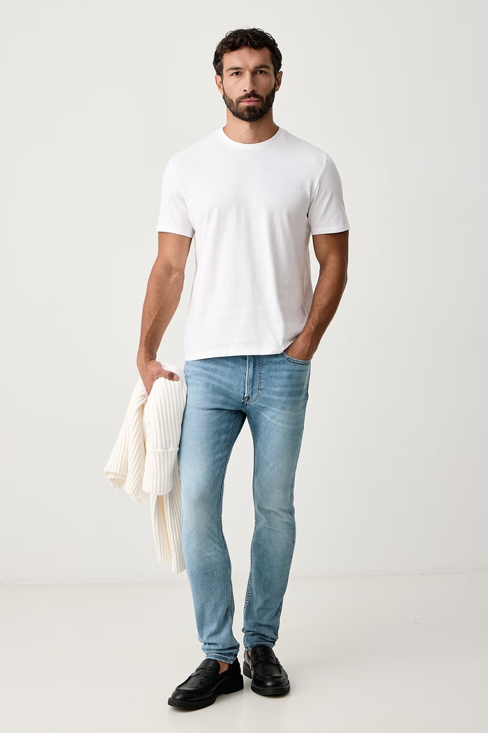Calvin Klein Jeans Skinny traperice LV04RH914G plava AW26