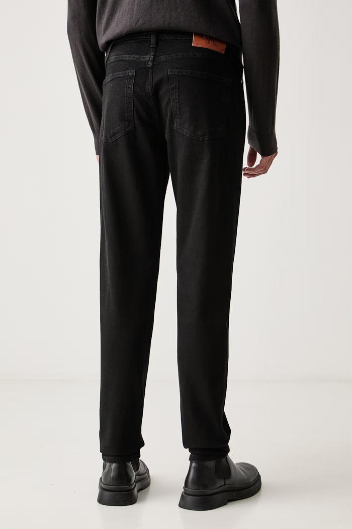 Odjeća Calvin Klein Jeans tapered traperice za muškarce LV04RH907G crna