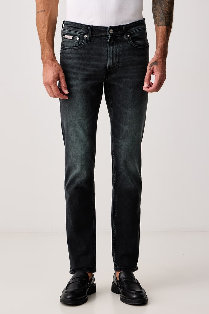 Calvin Klein Jeans Jeansy slim fit męskie czarny LV04RH706G