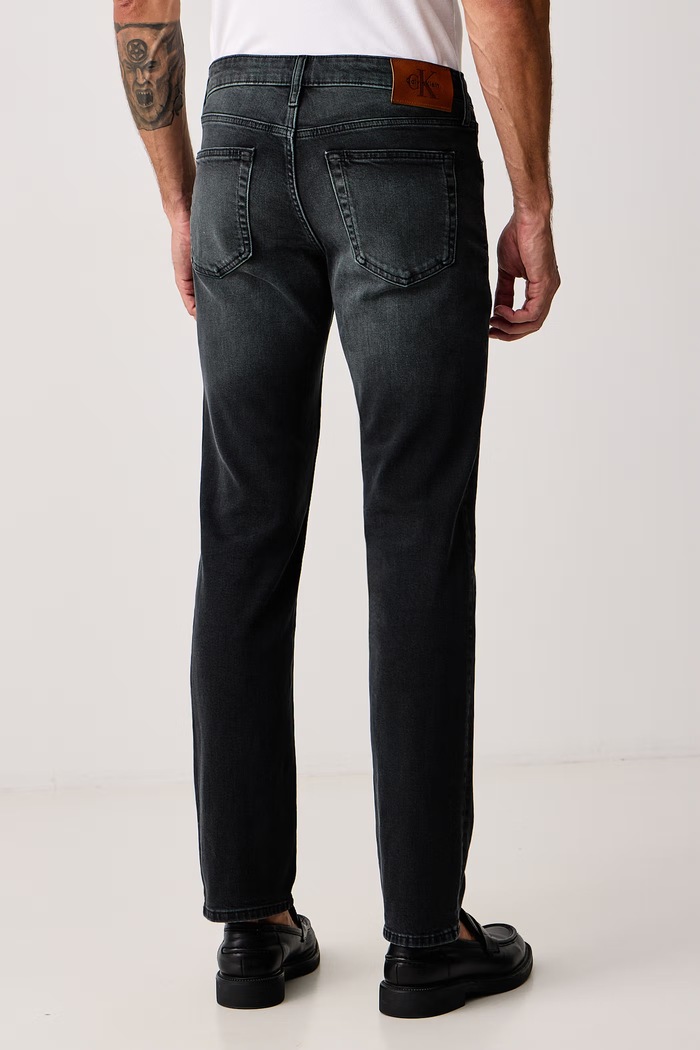 Odzież Calvin Klein Jeans Jeansy slim fit męskie LV04RH706G czarny