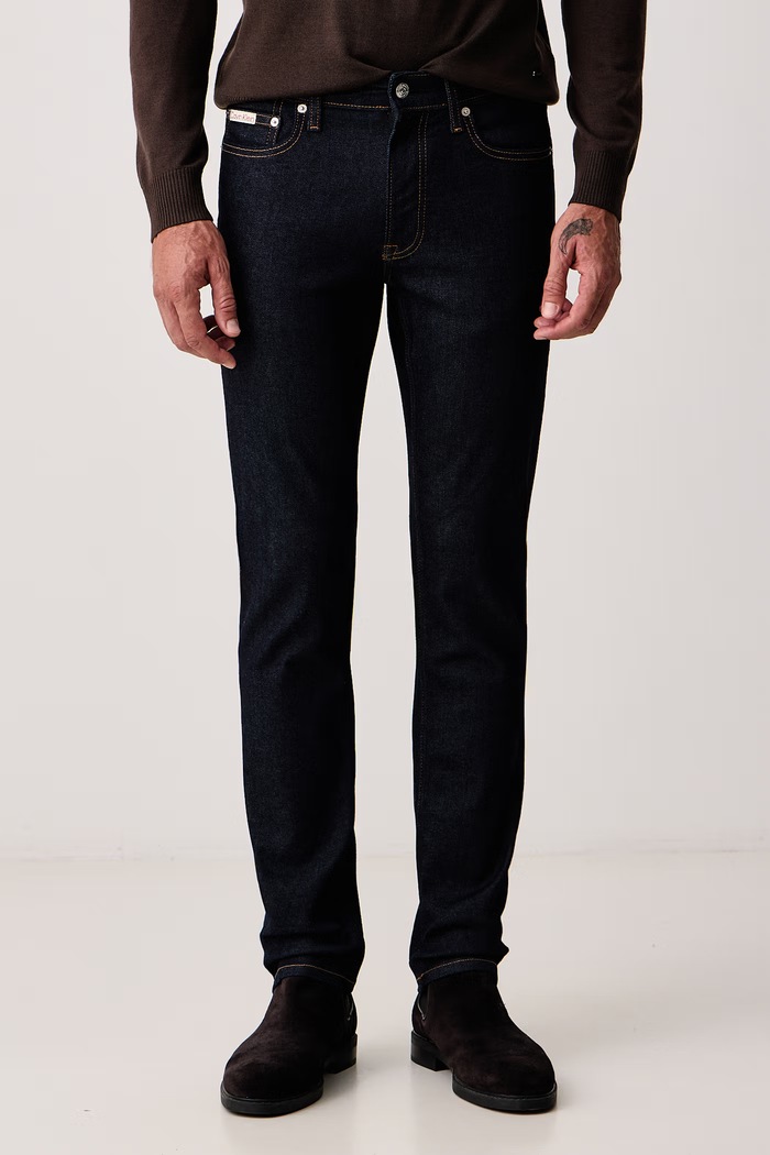 Calvin Klein Jeans Rifle slim fit pánske tmavomodrá LV04RH705G