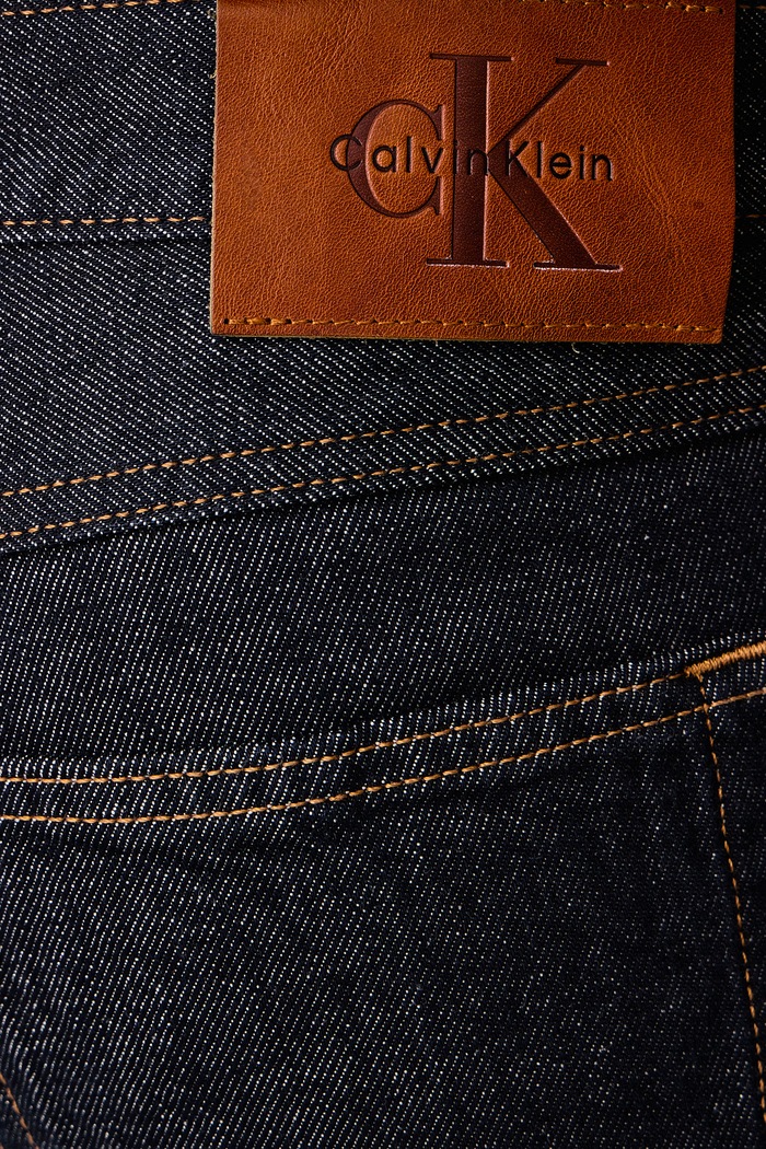 Jeansy straight męskie Calvin Klein Jeans LV04RH701G granatowy