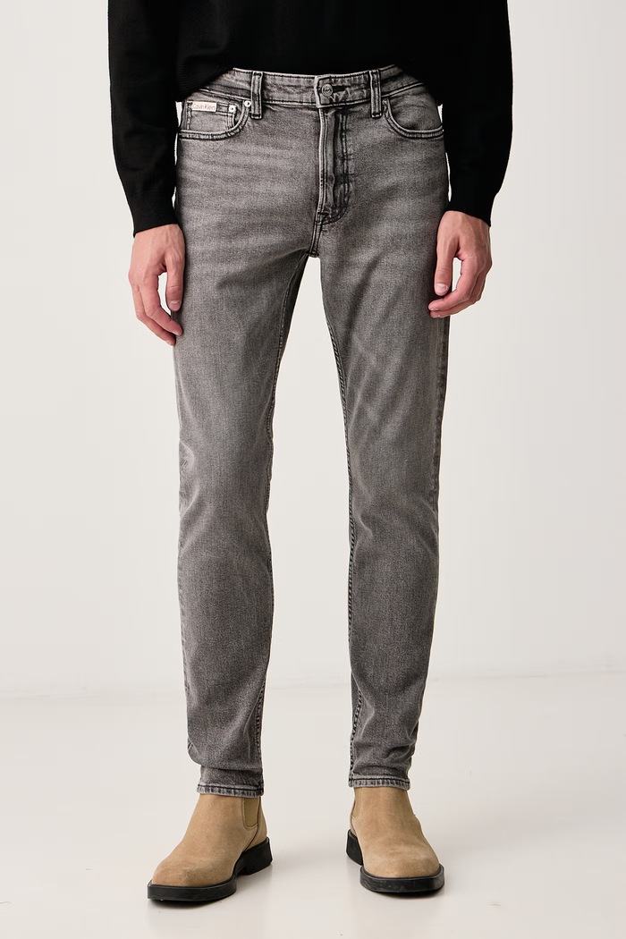 Calvin Klein Jeans Jeans slim taper da uomo grigio LV04RH729G