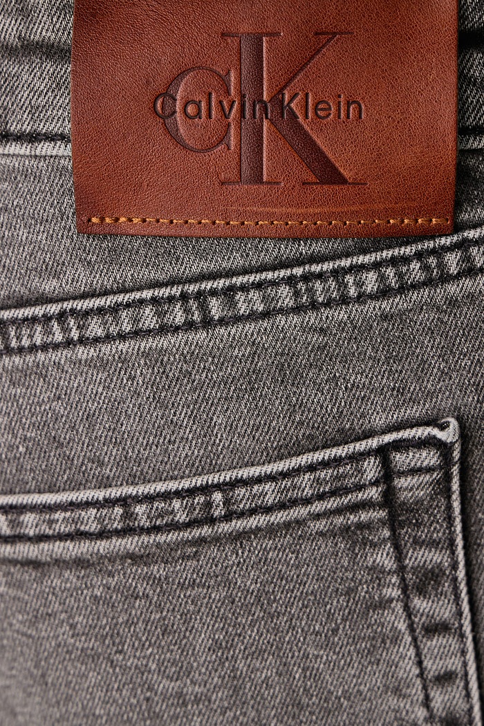 Jeans slim taper da uomo Calvin Klein Jeans LV04RH729G grigio