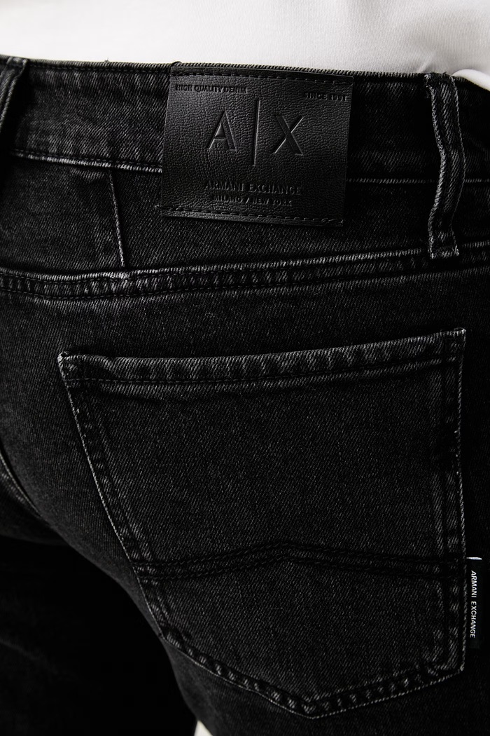 Armani Exchange jeansy skinny męskie czarny XM001512.AF25539