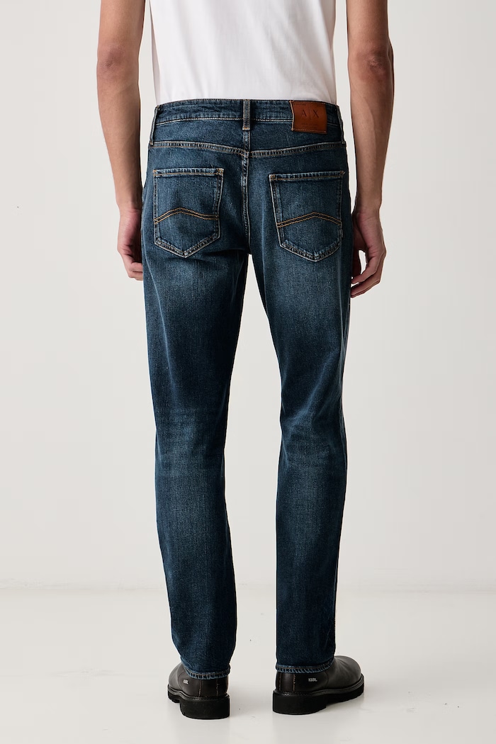 Oblečenie Armani Exchange Rifle slim fit pánske XM000049.AF25537 modrá
