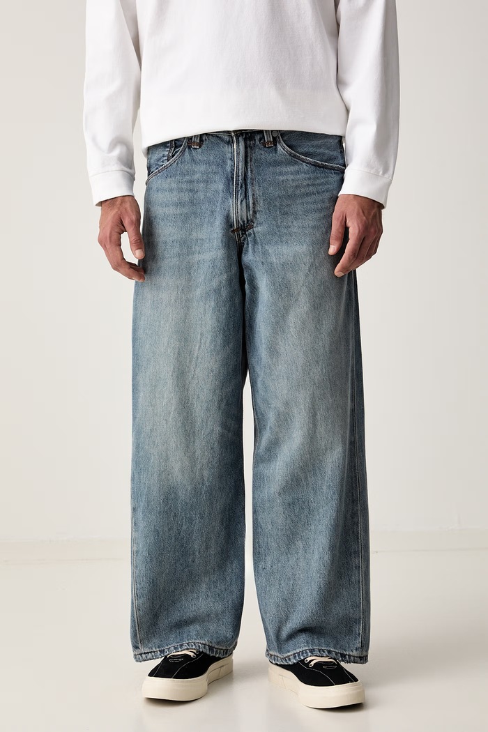 Levi's rifle pánske TWISTED BAGGY WIDE LEG modrá 008SH