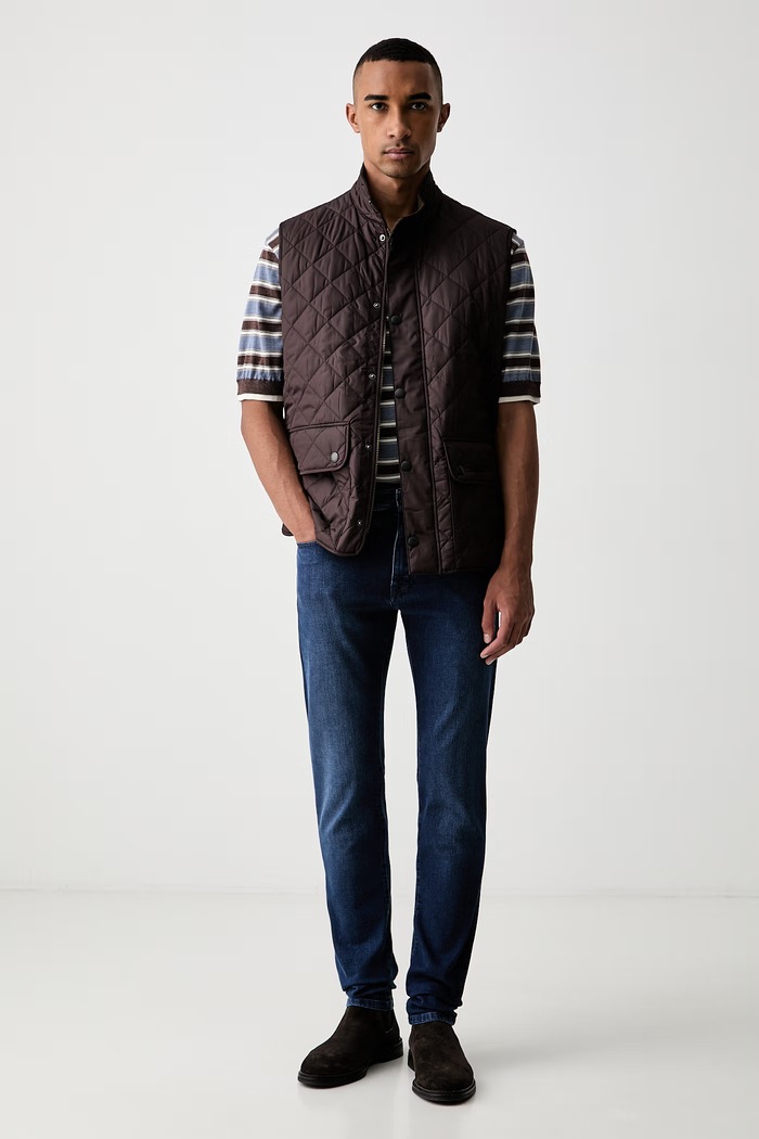 Paul&Shark jeansy slim fit męskie 15314101 granatowy AW26