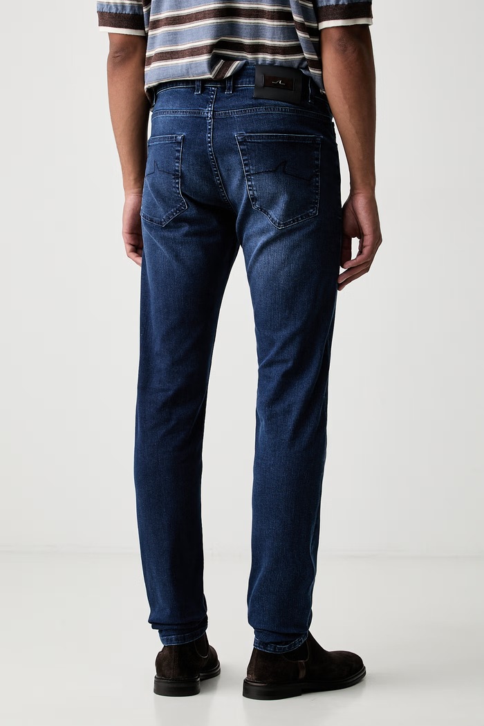 Odzież Paul&Shark jeansy slim fit męskie 15314101 granatowy