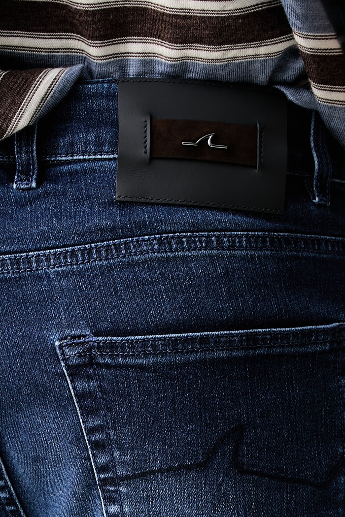 Paul&Shark jeansy slim fit męskie granatowy 15314101