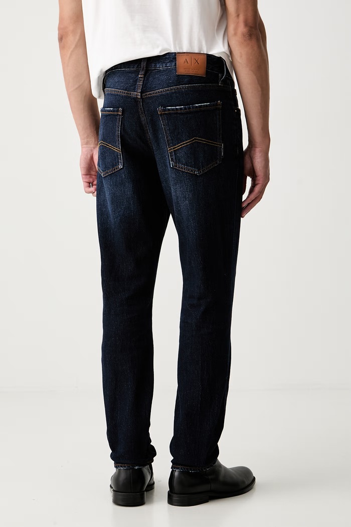 Одежда Armani Exchange Джинсы slim fit для мужчин XM000070.AF26946 тёмно-синий