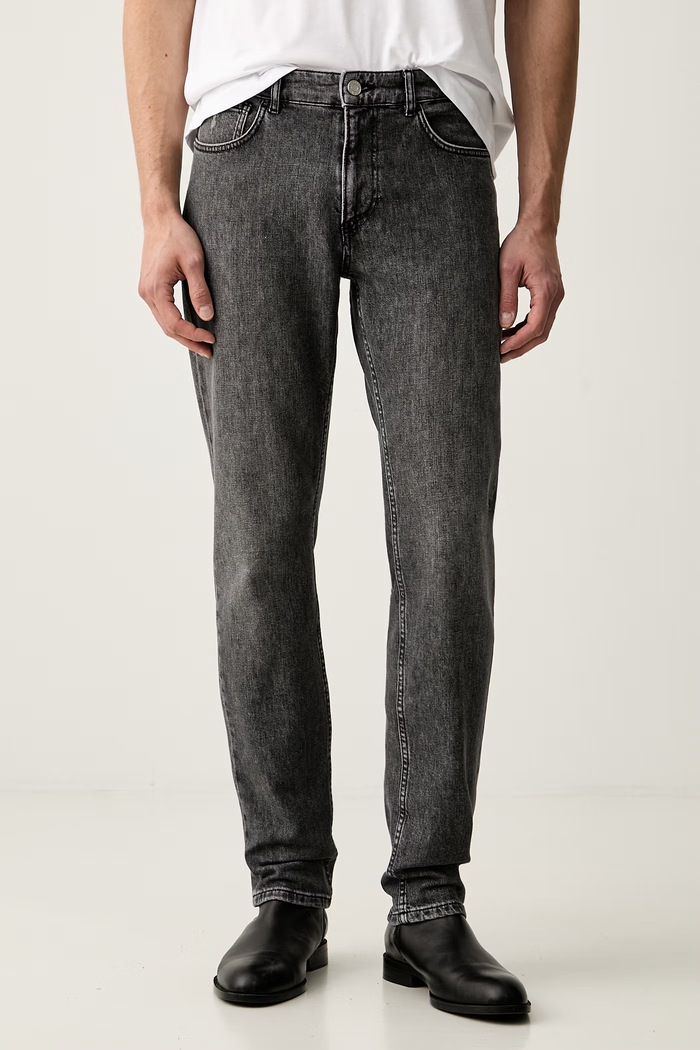 Trussardi jeansy slim fit męskie szary P400HY04944N