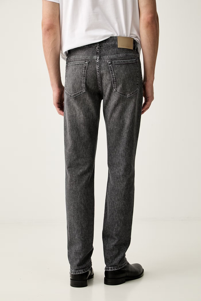 Odzież Trussardi jeansy slim fit męskie P400HY04944N szary