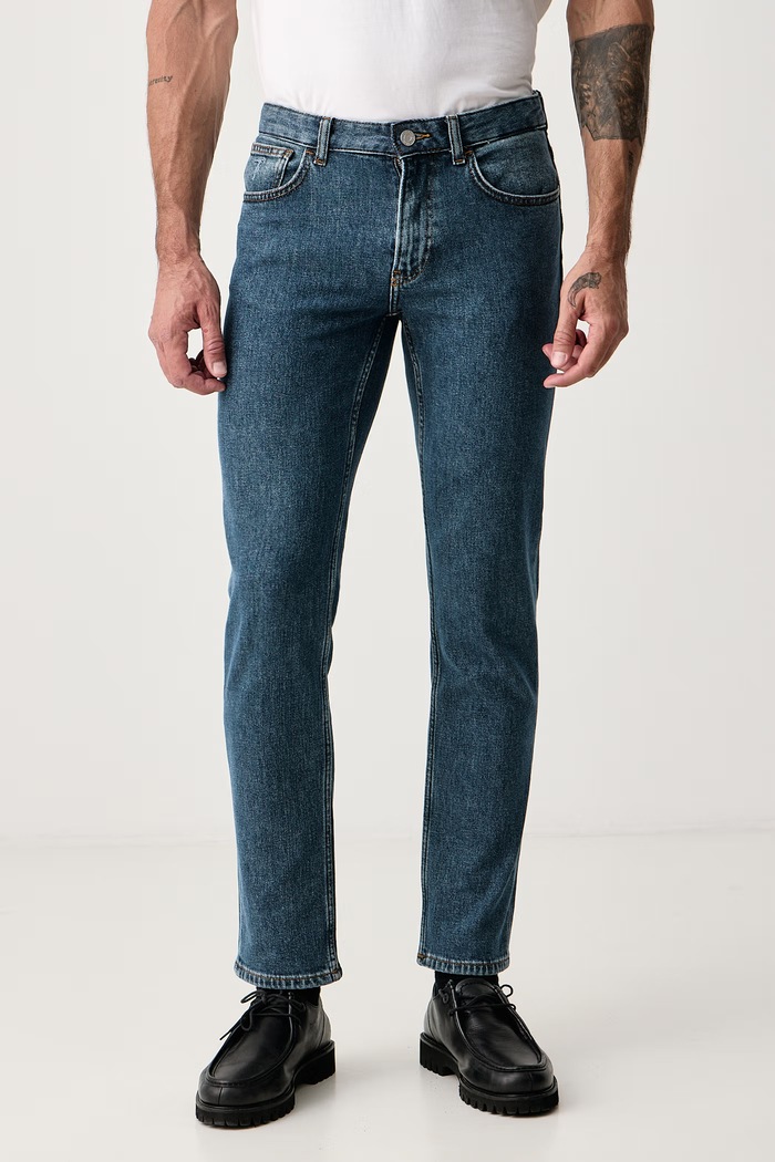 Trussardi Jeansy slim fit męskie niebieski P403HJ04985N