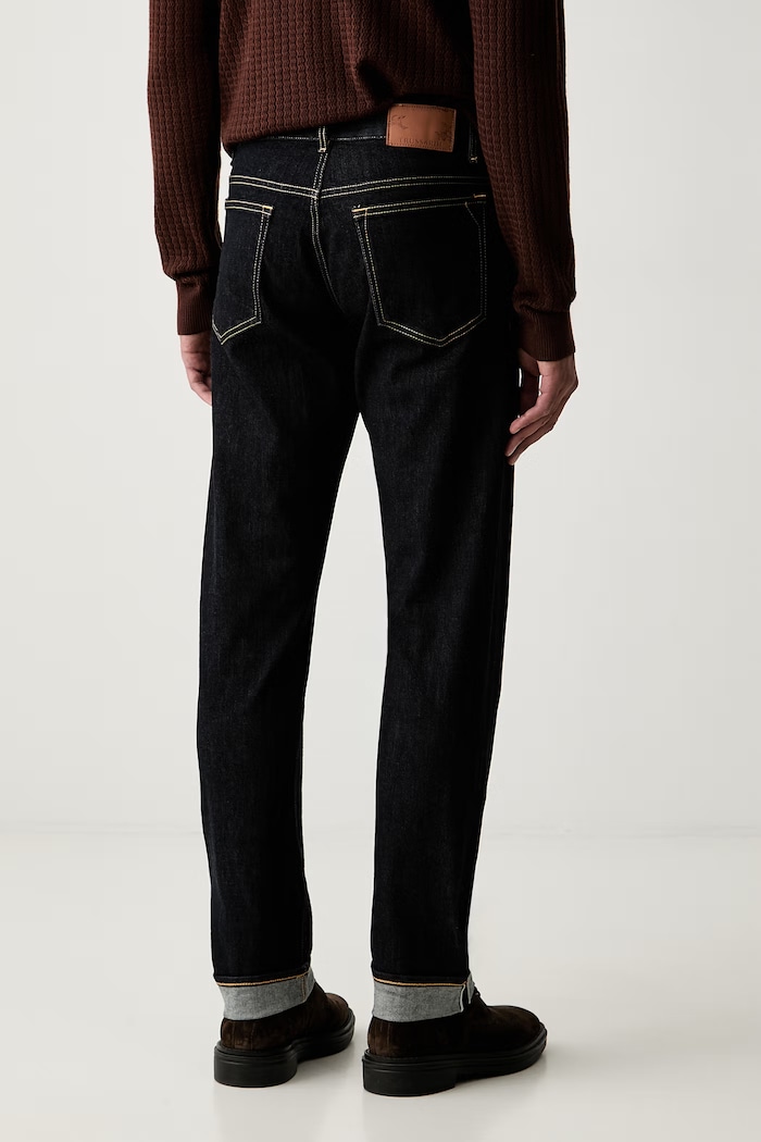 Ruházat Trussardi egyenes férfi farmer P417H004907N sötétkék