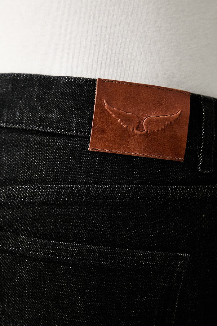 Zadig&Voltaire straight kavbojke ženske JOHN črna WMJE01203