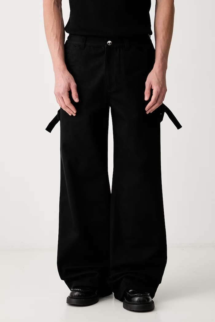 HELIOT EMIL jeansy relaxed fit męskie czarny AW26PRE.M.10.223