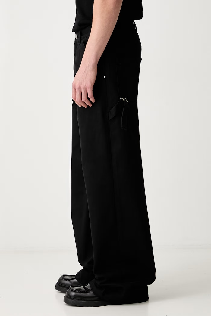 HELIOT EMIL jeansy relaxed fit męskie czarny AW26PRE.M.10.223