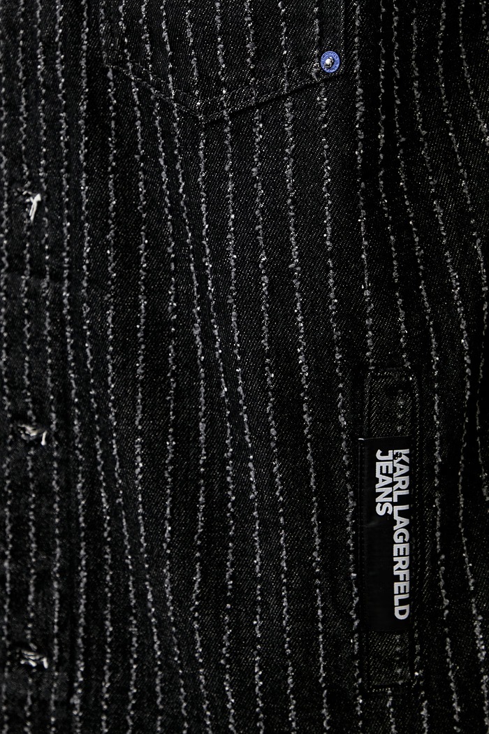 Karl Lagerfeld Jeans jeansy relaxed fit męskie czarny B3M10056