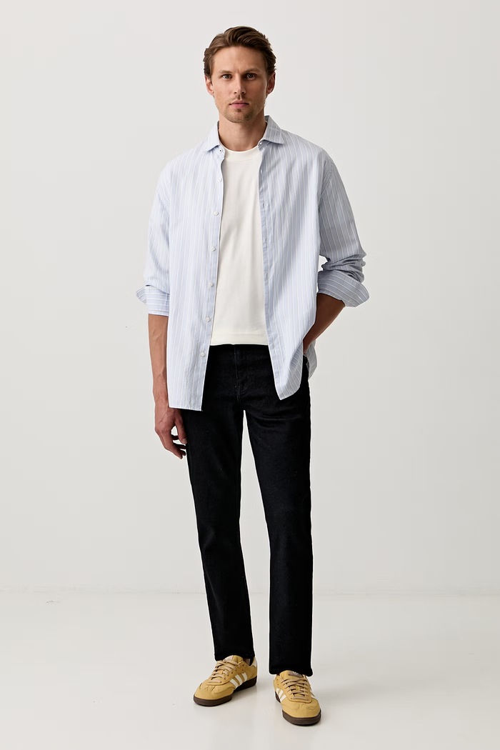 Karl Lagerfeld Jeans jeansy slim fit męskie B3M10050 granatowy AW26