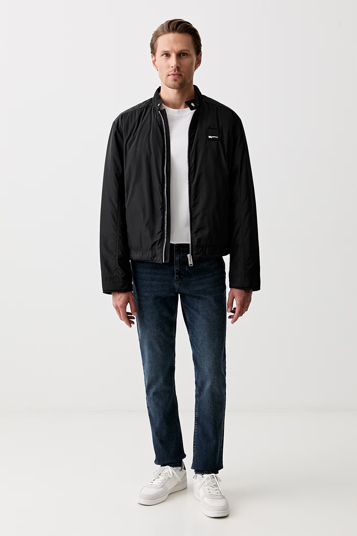 Karl Lagerfeld Jeans jeansy slim fit męskie B3M10029 granatowy AW26