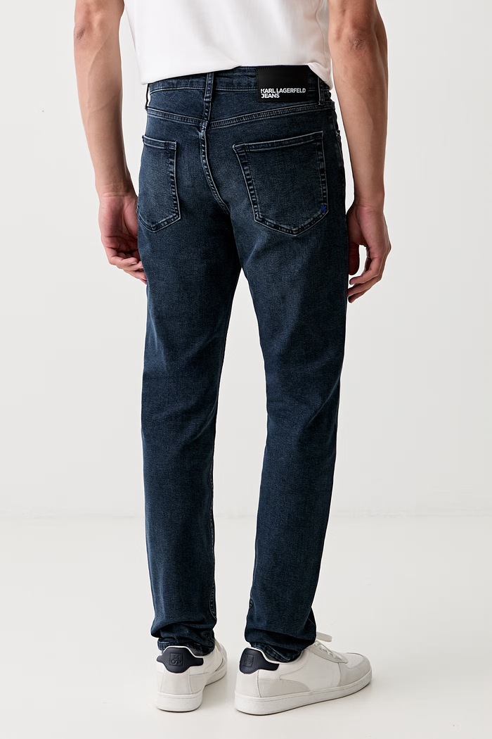 Odzież Karl Lagerfeld Jeans jeansy slim fit męskie B3M10029 granatowy