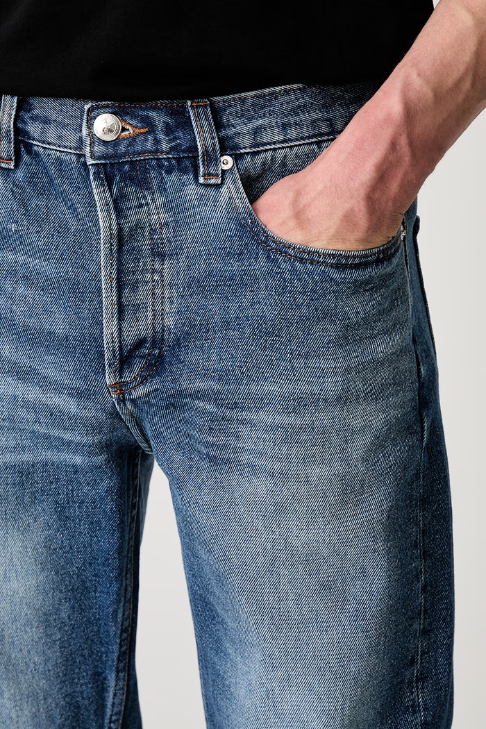 A.P.C. Rescue jeansy straight męskie niebieski COHAD.H09010