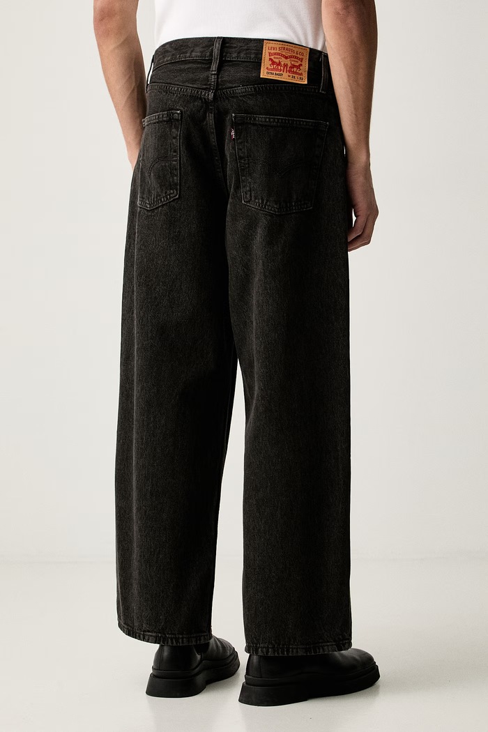 Oblečenie Levi's rifle pánske EXTRA BAGGY 006IC čierna