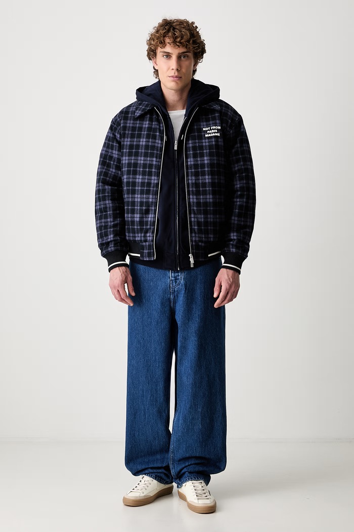 Drôle de Monsieur jeansy regular męskie L.BP199.CO123 niebieski AW26
