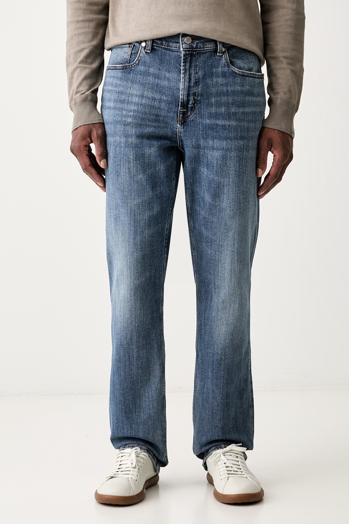 7 FOR ALL MANKIND jeansy straight męskie niebieski 7T4D0F97