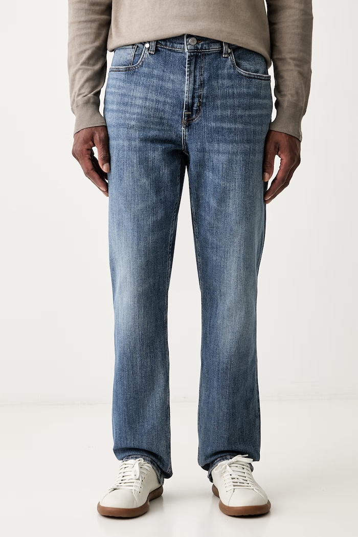 7 FOR ALL MANKIND jeansy straight męskie niebieski 7T4D0F97