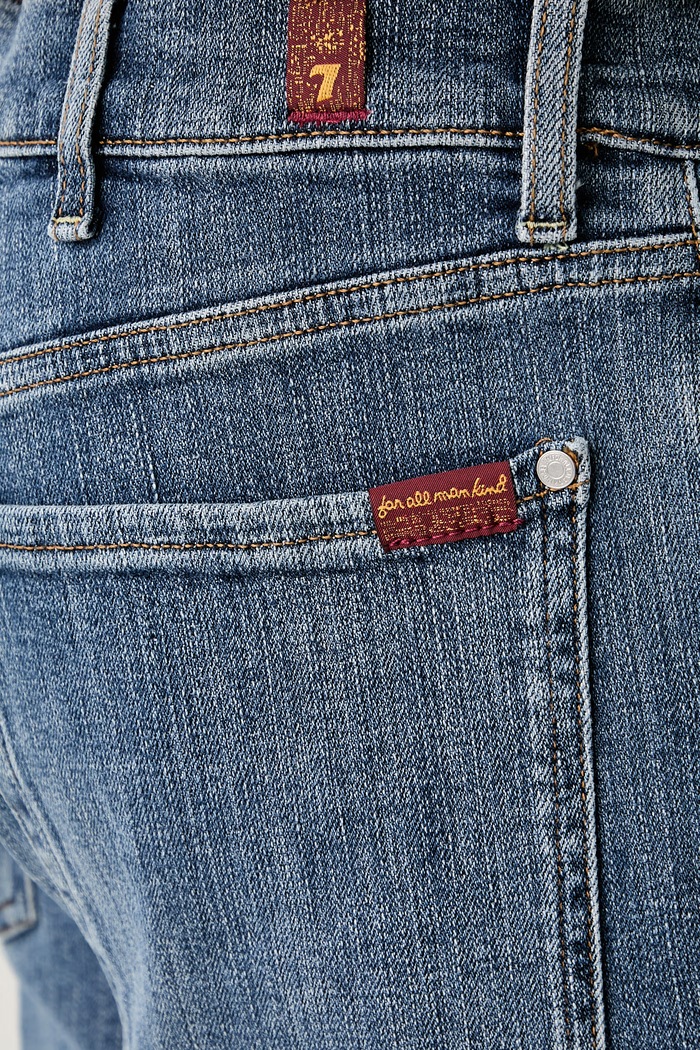 7 FOR ALL MANKIND jeansy straight męskie niebieski 7T4D0F97