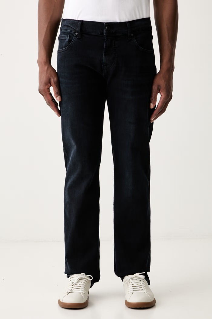 7 FOR ALL MANKIND jeansy regularne męskie granatowy 7TE10C51