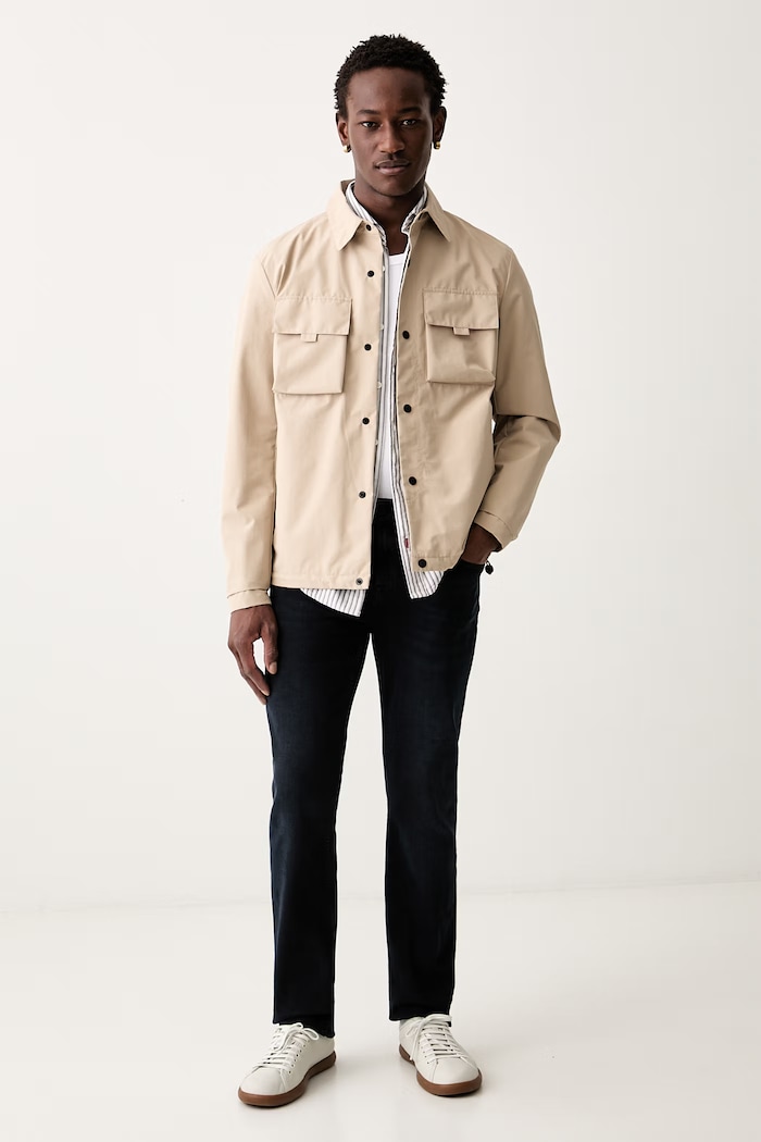 7 FOR ALL MANKIND jeansy męskie 7TC40C51 granatowy AW26