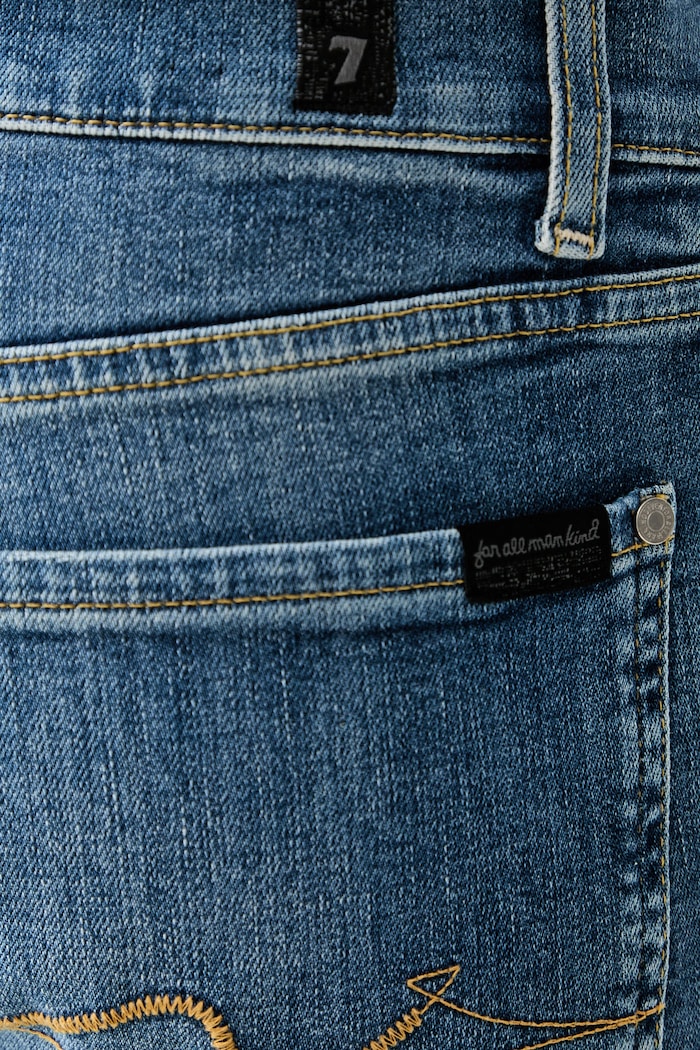 Odzież 7 FOR ALL MANKIND jeansy slim fit męskie 7TC40C12 niebieski