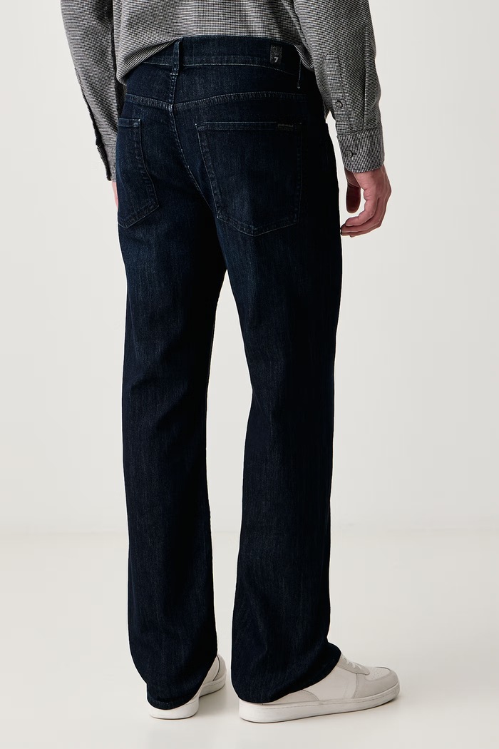 Odzież 7 FOR ALL MANKIND Jeansy straight męskie 7TC8083L granatowy