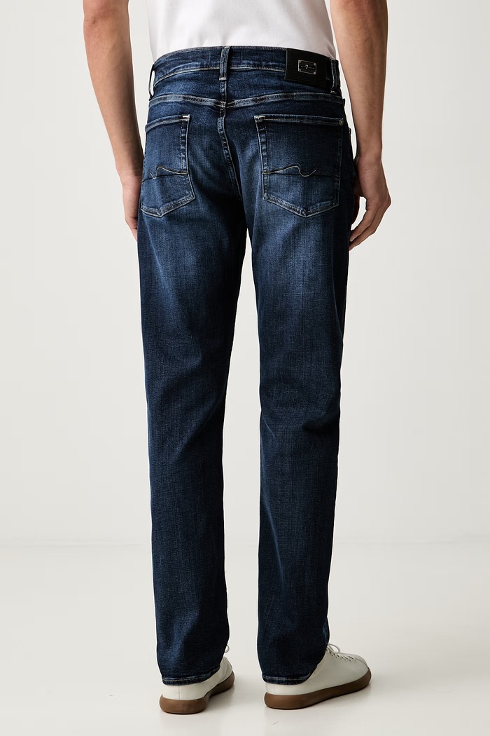 Oblačila 7 FOR ALL MANKIND slim kavbojke moške 7TC40C42 mornarsko modra